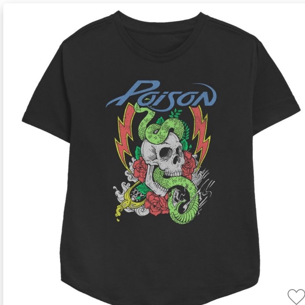 Poison Skull and Snake T-Shirt
- Black - M